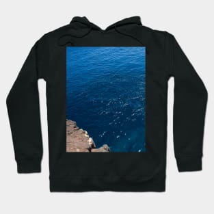 Deep blue ocean waves Hoodie